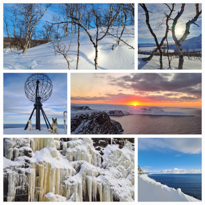 Lappland im Winter